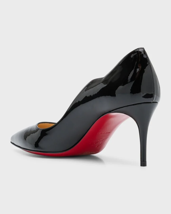 Hot Chick Patent Red Sole Pumps - Image 3