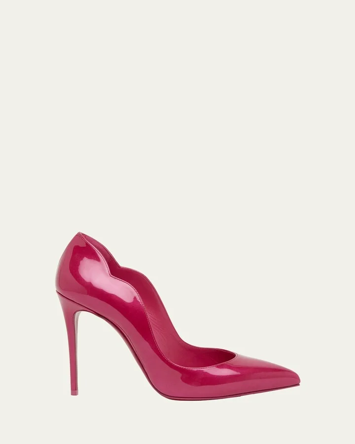 Hot Chick Patent Red Sole Pumps