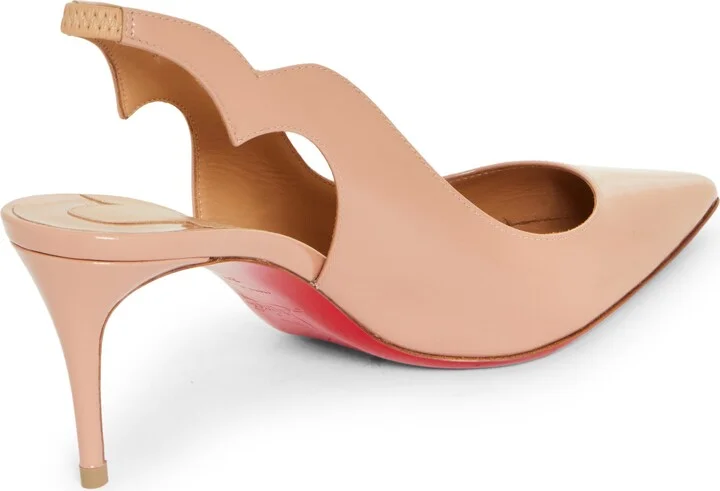 Hot Chick Pointed Toe Slingback Pump - Image 8