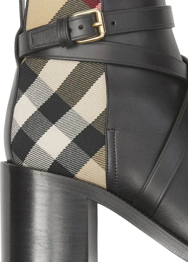 House Check mid-heel boots - Image 5