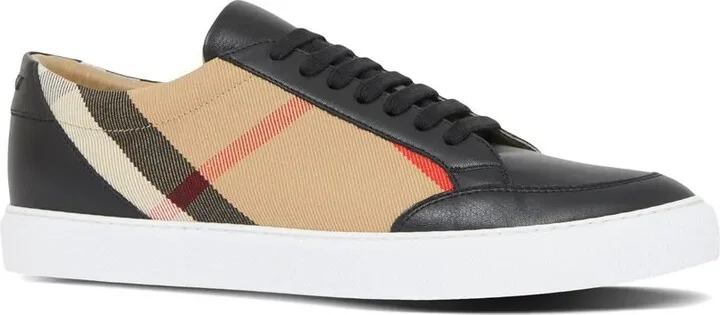 House Check-print lace-up sneakers - Image 2