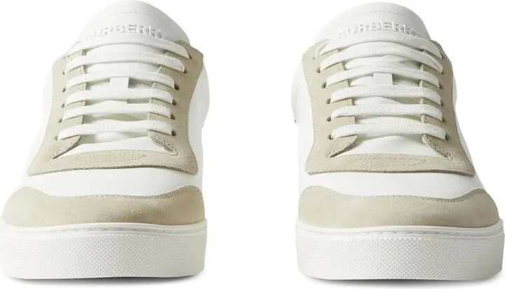 House Check-print leather sneakers - Image 2