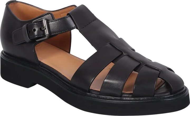 Hove Black Sandals - Image 2