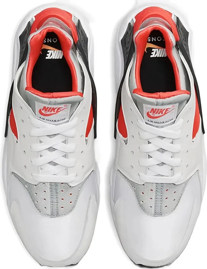 Huarache Run "White/Solar Red" sneakers - Image 3