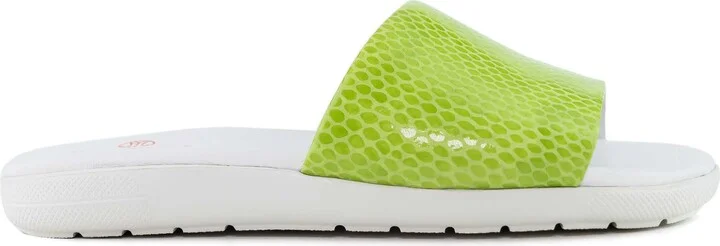Hudson Snakeskin Embossed Slide Sandal - Image 7