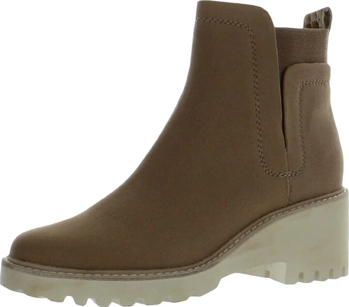 Huey Womens Lugged Sole Lug Sole Ankle Boots