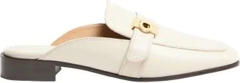 Hug buckle loafer mules