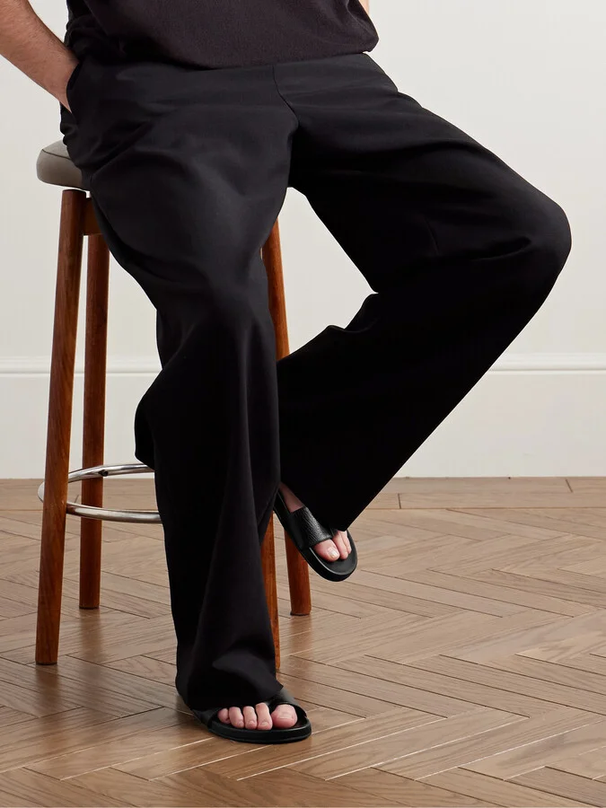 Hugh Full-Grain Leather Sandals - Image 2
