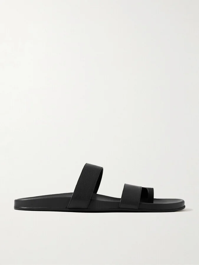 Hugh Full-Grain Leather Sandals
