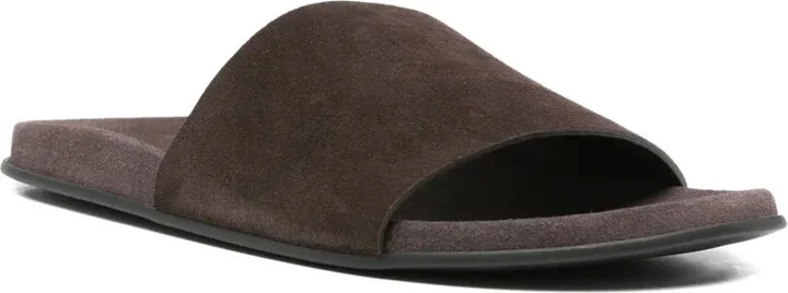 Hugh leather slides - Image 2