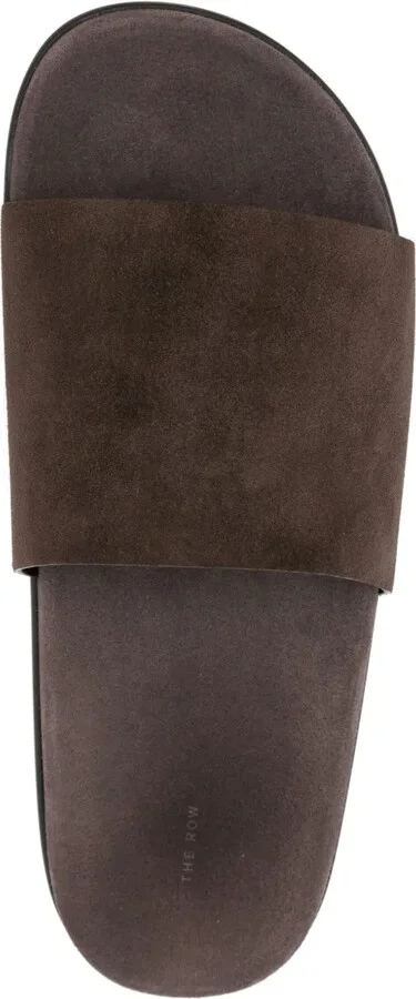 Hugh leather slides - Image 4