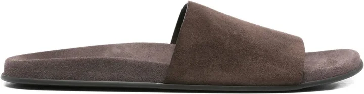 Hugh leather slides