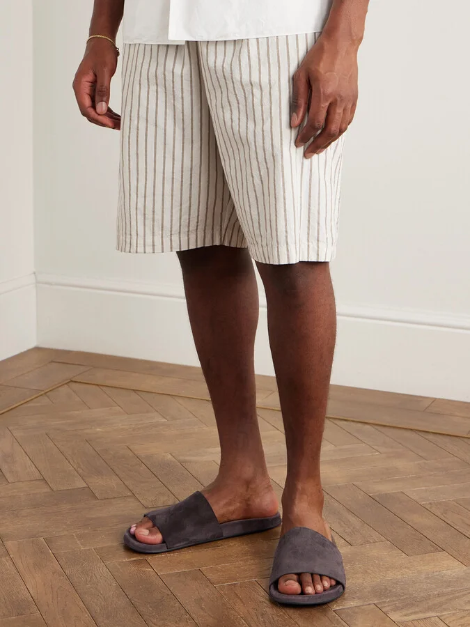 Hugh Suede Slides - Image 2