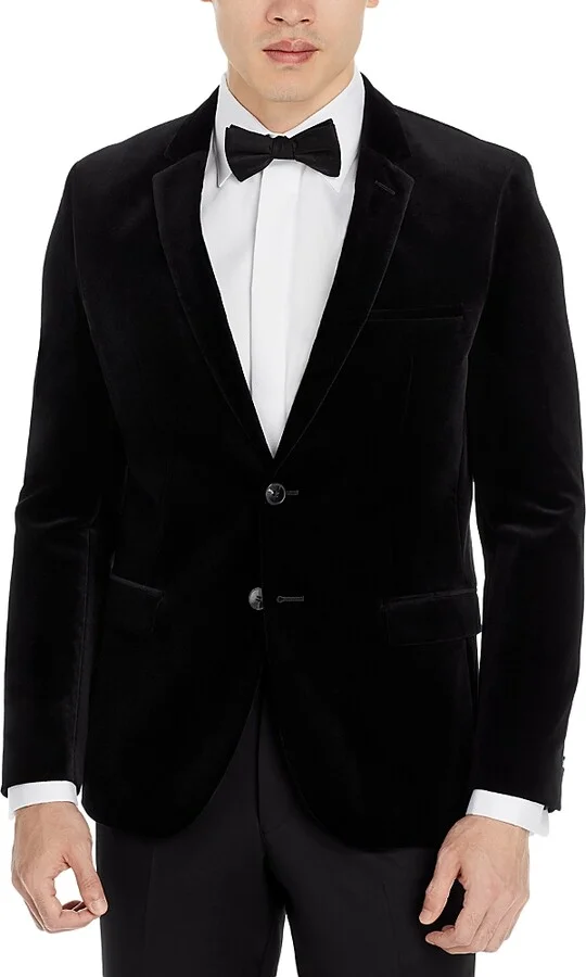 Hugo Arti Velvet Extra Slim Fit Blazer