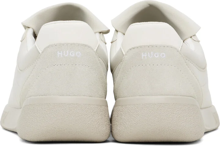 Hugo Beige Foldover Tongue Sneakers - Image 2