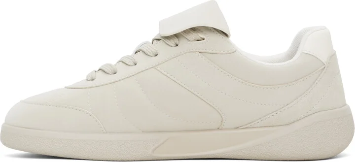Hugo Beige Foldover Tongue Sneakers - Image 3