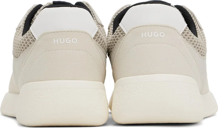 Hugo Beige Football-Inspired Sneakers - Image 2