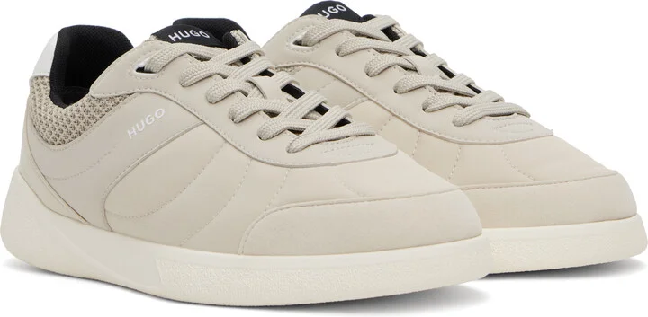 Hugo Beige Football-Inspired Sneakers - Image 4