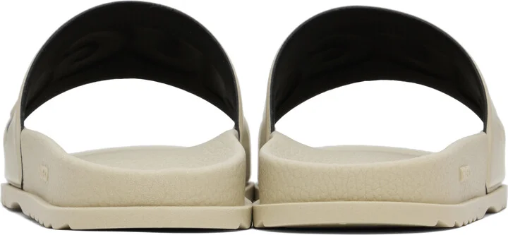 Hugo Beige Logo Strap Pool Slides - Image 2