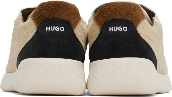 Hugo Beige Suede Sneakers - Image 2