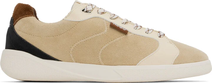 Hugo Beige Suede Sneakers