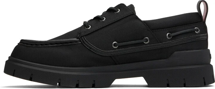 Hugo Black Canvas Boat Derbys - Image 3