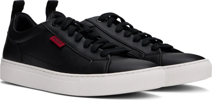 Hugo Black Cupsole Sneakers - Image 4