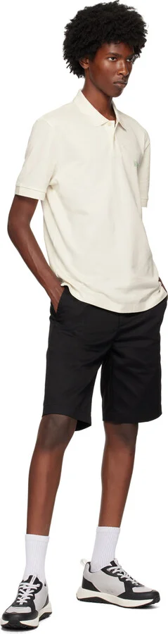 Hugo Black & Gray Mixed-Material Sneakers - Image 5