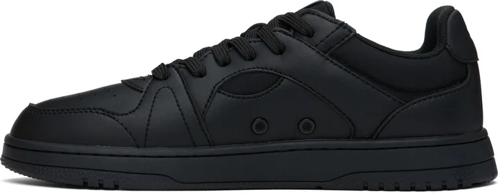 Hugo Black Lace-Up Sneakers - Image 3
