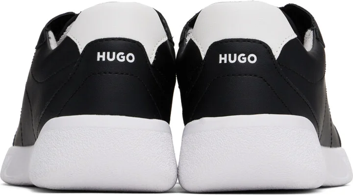 Hugo Black Logo Sneakers - Image 2