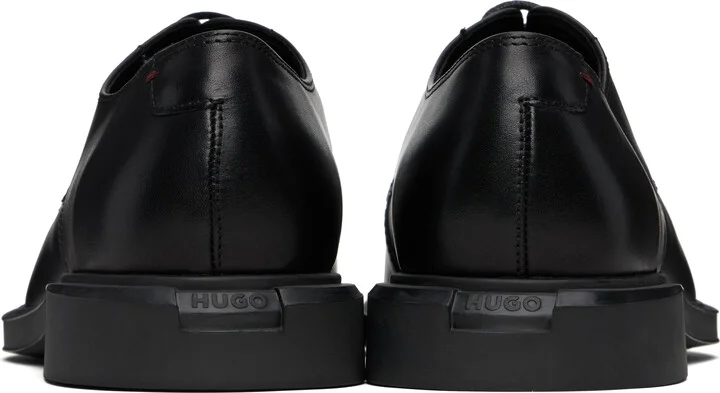 Hugo Black Rubber-Sole Leather Derbys - Image 2