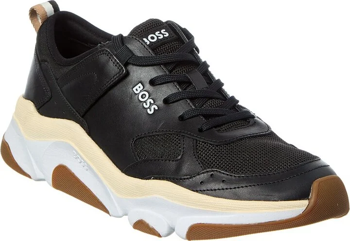 Hugo Boss Asher Leather & Mesh Sneaker