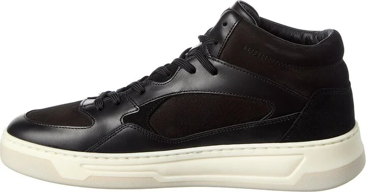 Hugo Boss Baltimore Leather High-Top Sneaker - Image 2