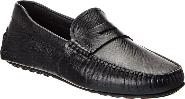 Hugo Boss Noel Leather Moccasin