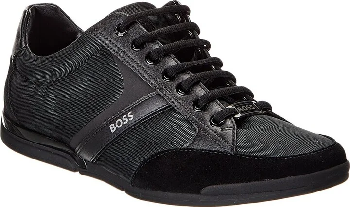 Hugo Boss Saturn Mesh & Leather Sneaker