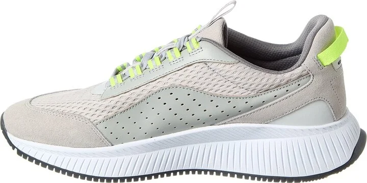 Hugo Boss Ttnm Evo Leather & Mesh Sneaker - Image 2