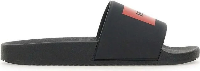 Hugo Logo-Label Open-Toe Slides