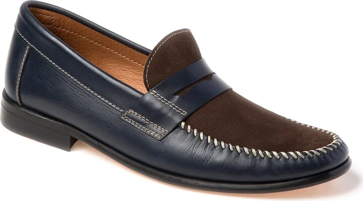 NAVY LEATHER