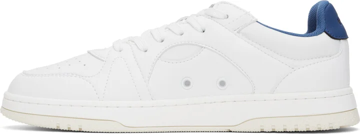 Hugo White Faux-Leather Logo Sneakers - Image 3