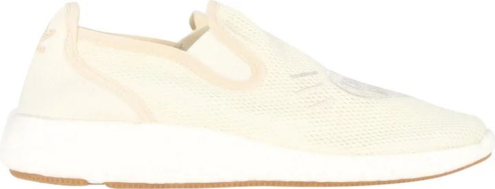 Human Made Pure Logo-Appliquéd Mesh Slip-On Sneakers in White Synthetic