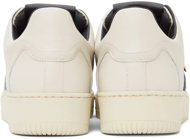 Human Recreational Services Off-White & Black Mongoose Low Sneakers - Image 2