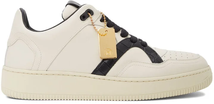 Human Recreational Services Off-White & Black Mongoose Low Sneakers