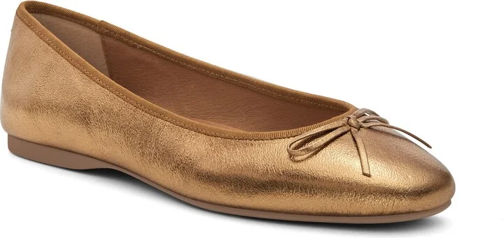 Vintage Gold Leather