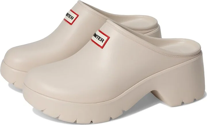 Hunter Anika Women's Wedge Shoes Ivory : 8 M, Synthetic