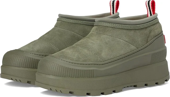 Hunter Askern Women's Snow Shoes Medium Green : 9 M, Suede