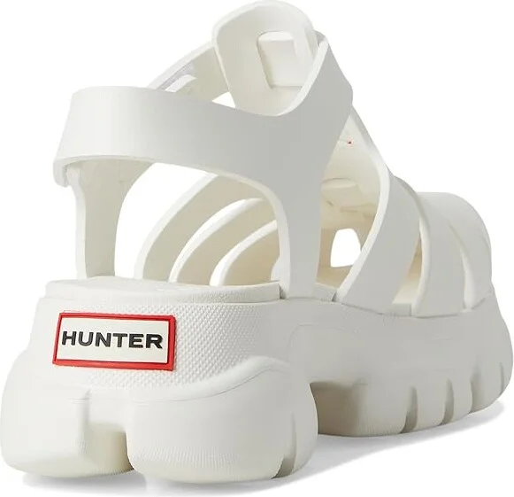 Hunter Belah Women's Sandals White : 10 M, Synthetic - Image 4
