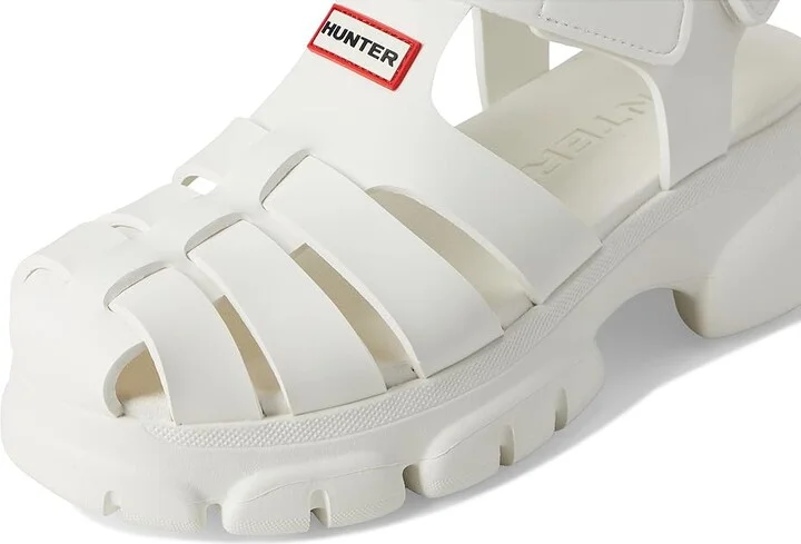Hunter Belah Women's Sandals White : 10 M, Synthetic - Image 7