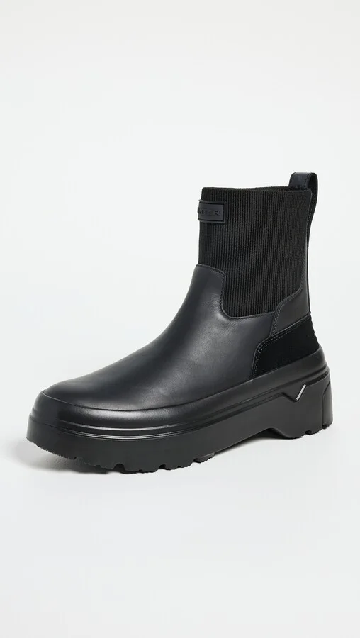 Hunter Boots Explorer Chelsea Flatform Boots - Image 3