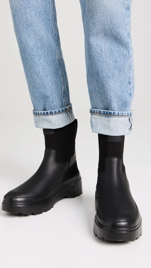 Hunter Boots Explorer Chelsea Flatform Boots - Image 4