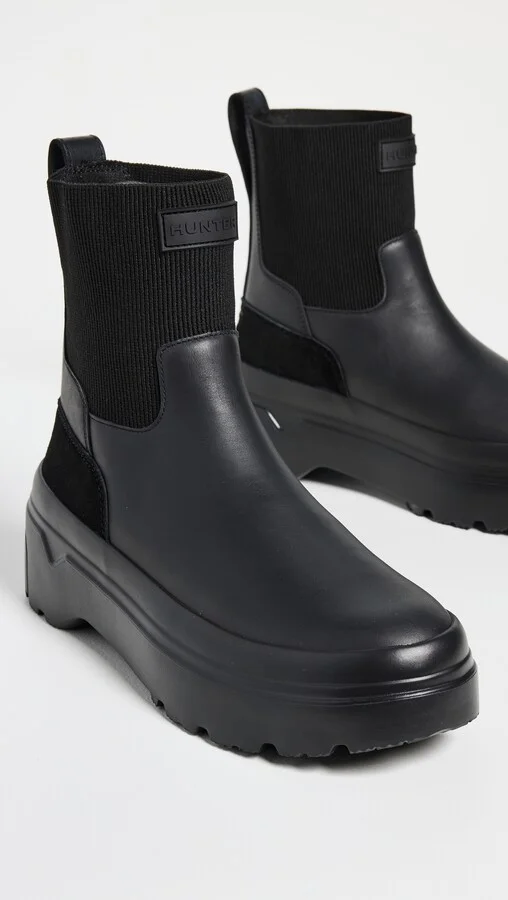 Hunter Boots Explorer Chelsea Flatform Boots - Image 5